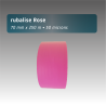 Rubalise Plastique rose 70 mm x 250 m – Balisage et Signalisation Extérieure